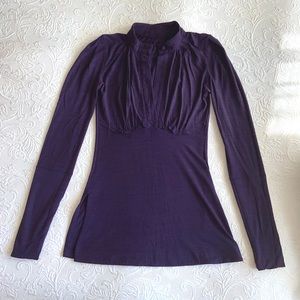 Los Angeles Fashion knit top Victorian v neck S